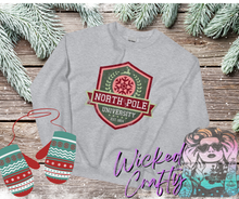 Load image into Gallery viewer, North Pole University Crewneck Sweatshirt
