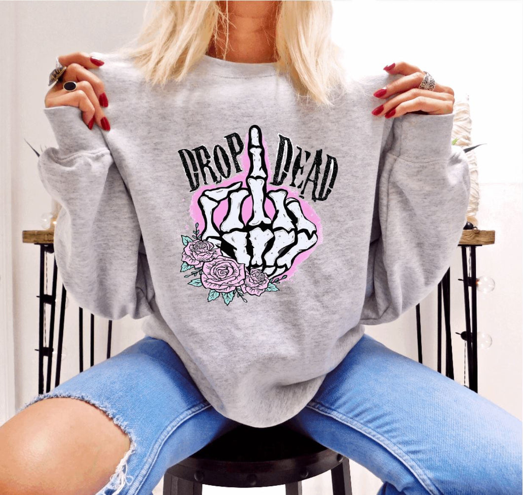 DROP DEAD CREWNECK SWEATSHIRT