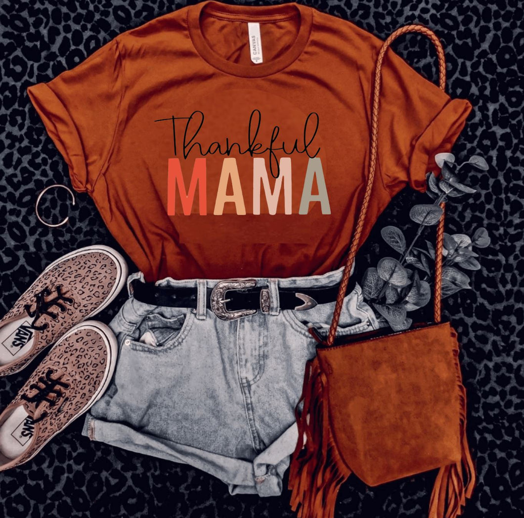 THANKFUL MAMA SHORT SLEEVE T-SHIRT